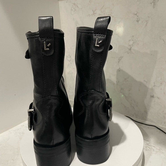 New! Larroude Hardy Moto‎ Leather Boots Sz 8 $450 - Picture 12 of 14